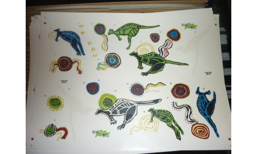 X41 Decalque Avi�o Animais II